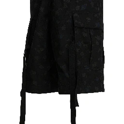 Floral cargo shorts