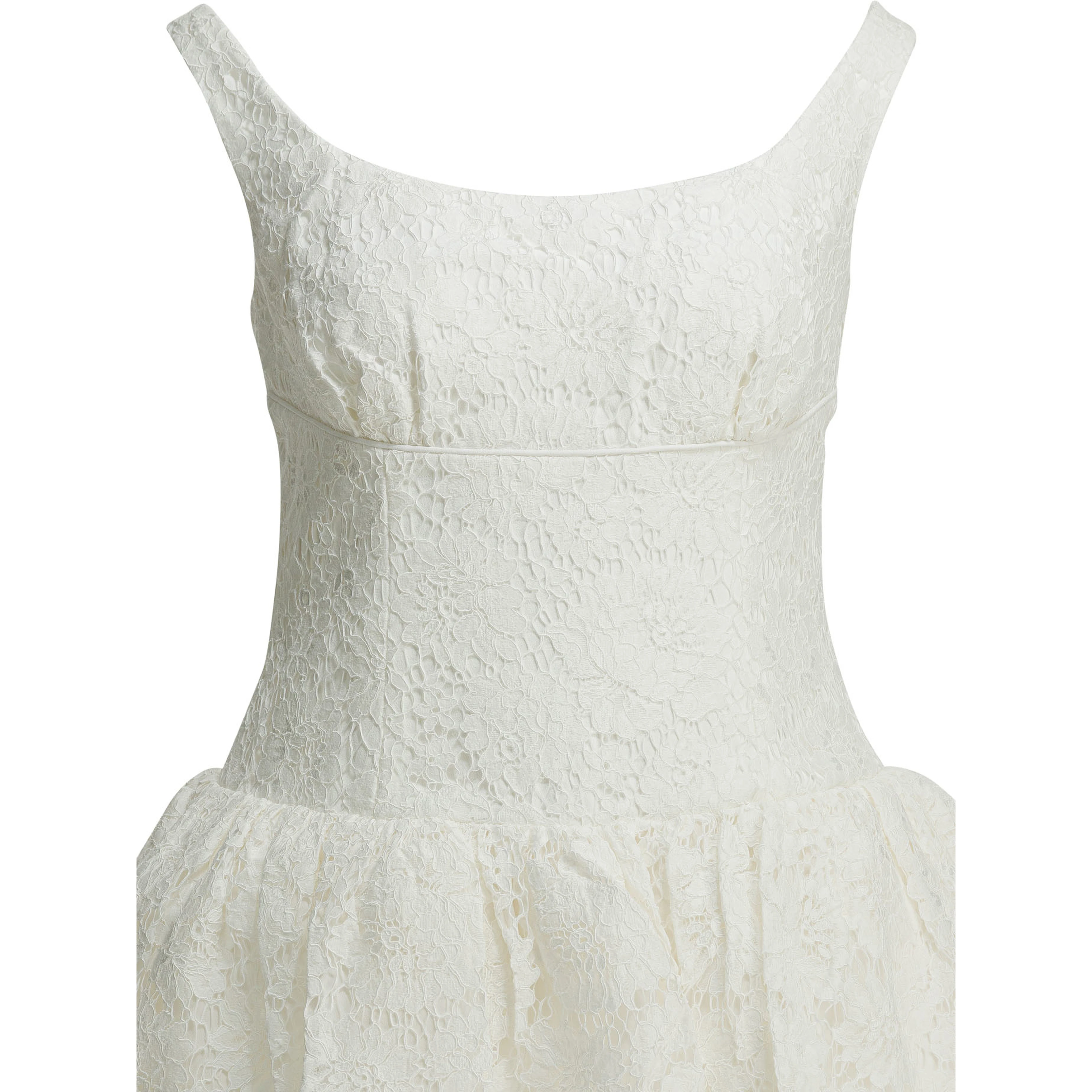 Lace flared dress