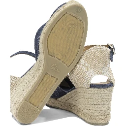 "Carol 70mm" high espadrilles