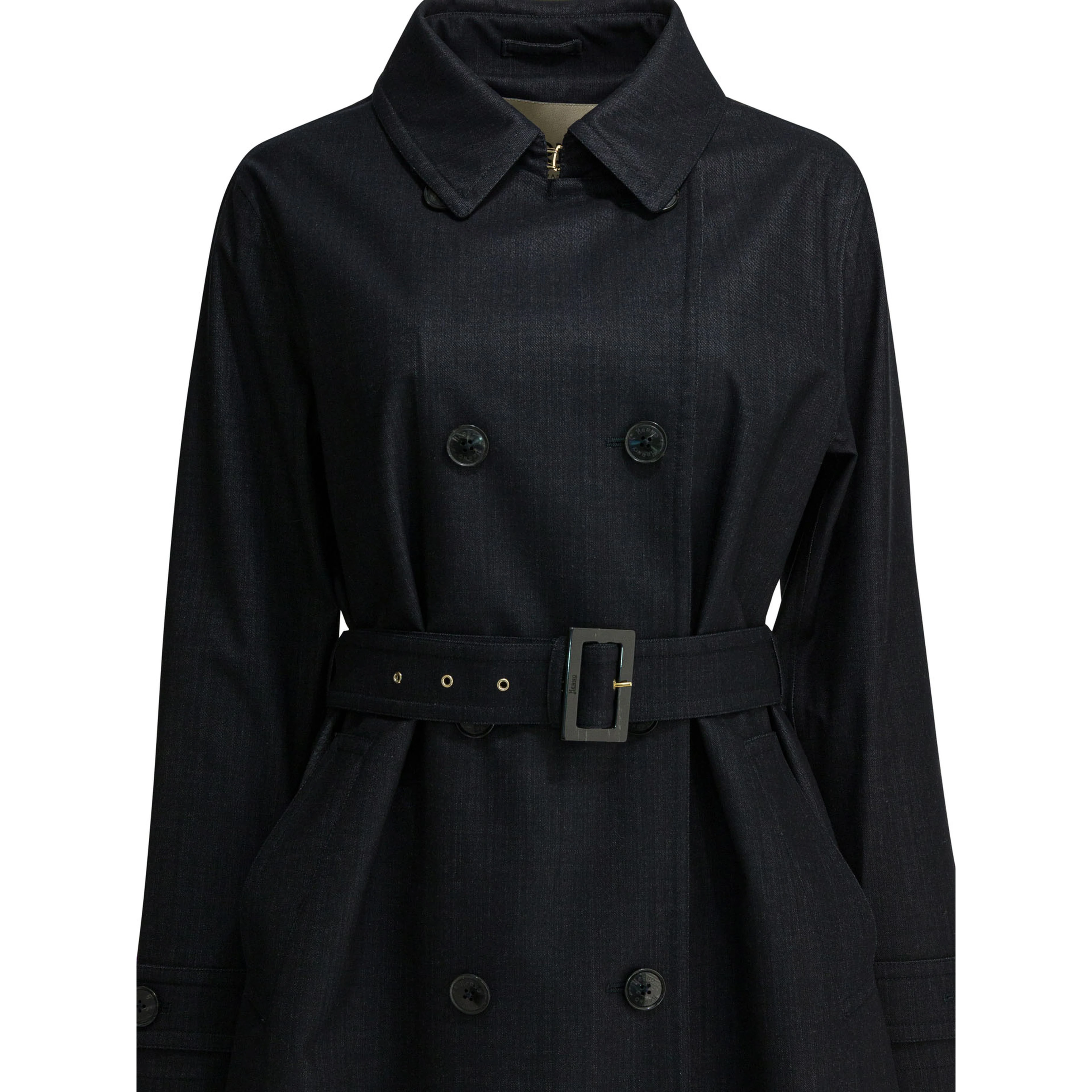 Trench coat with belt