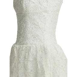 Lace flared dress