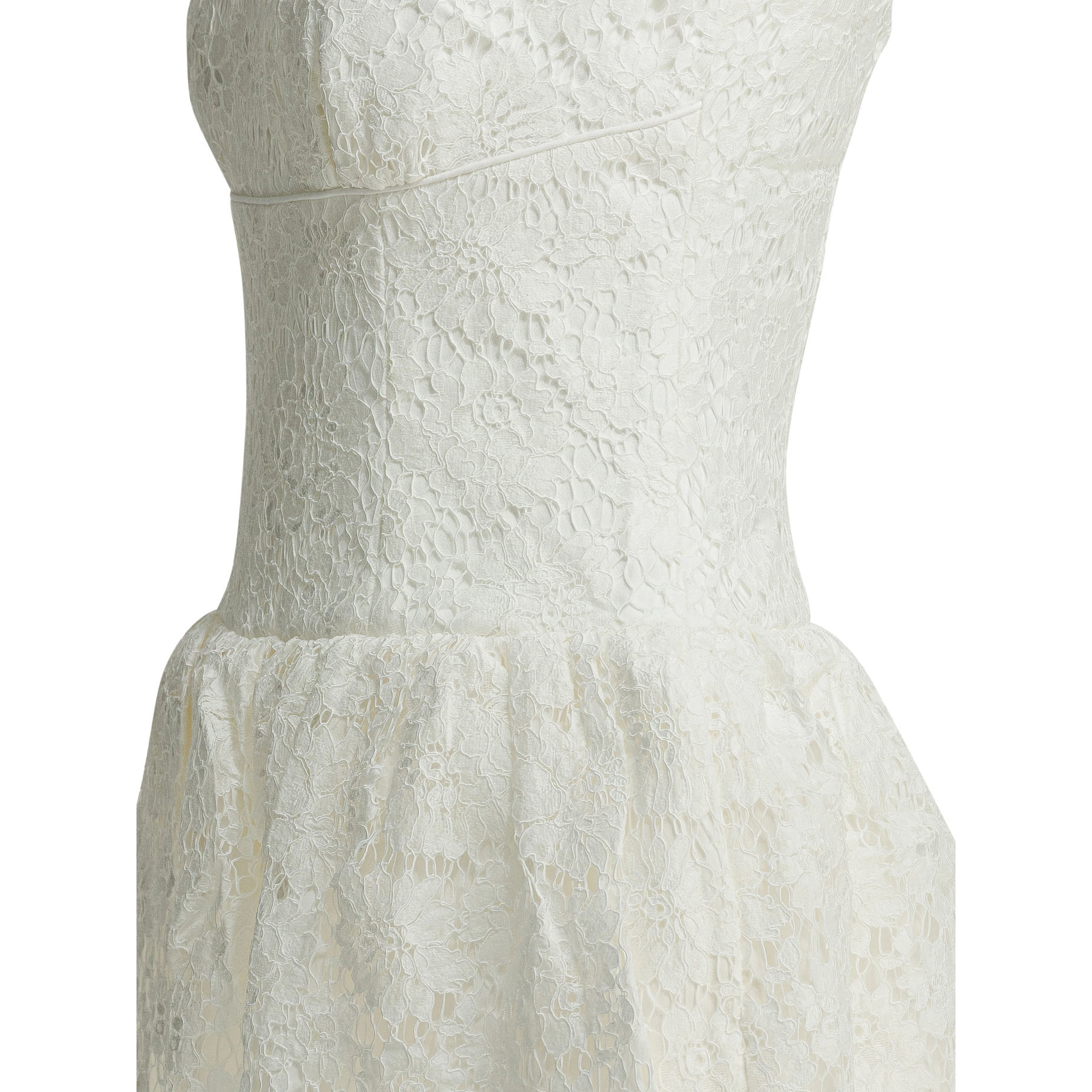 Lace flared dress