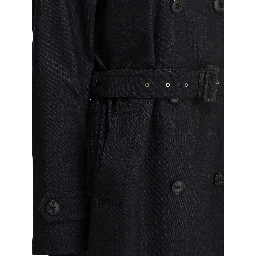 Trench coat with belt