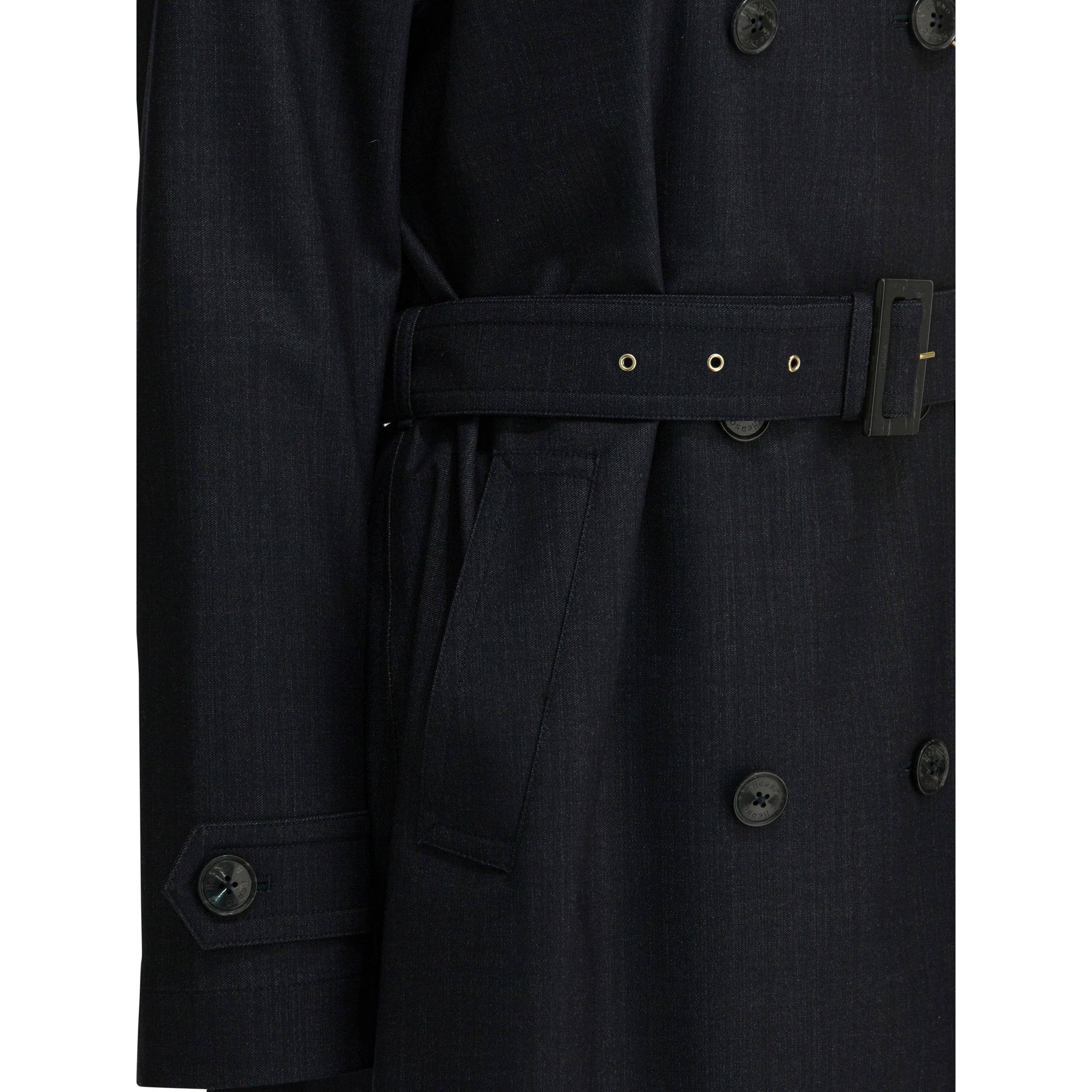 Trench coat with belt