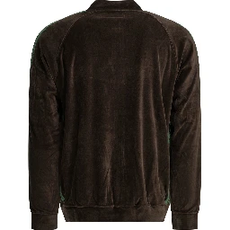 "Track" zippered sweatshirt