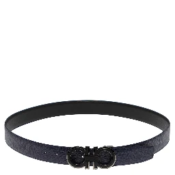 "Gancini" Leather belt