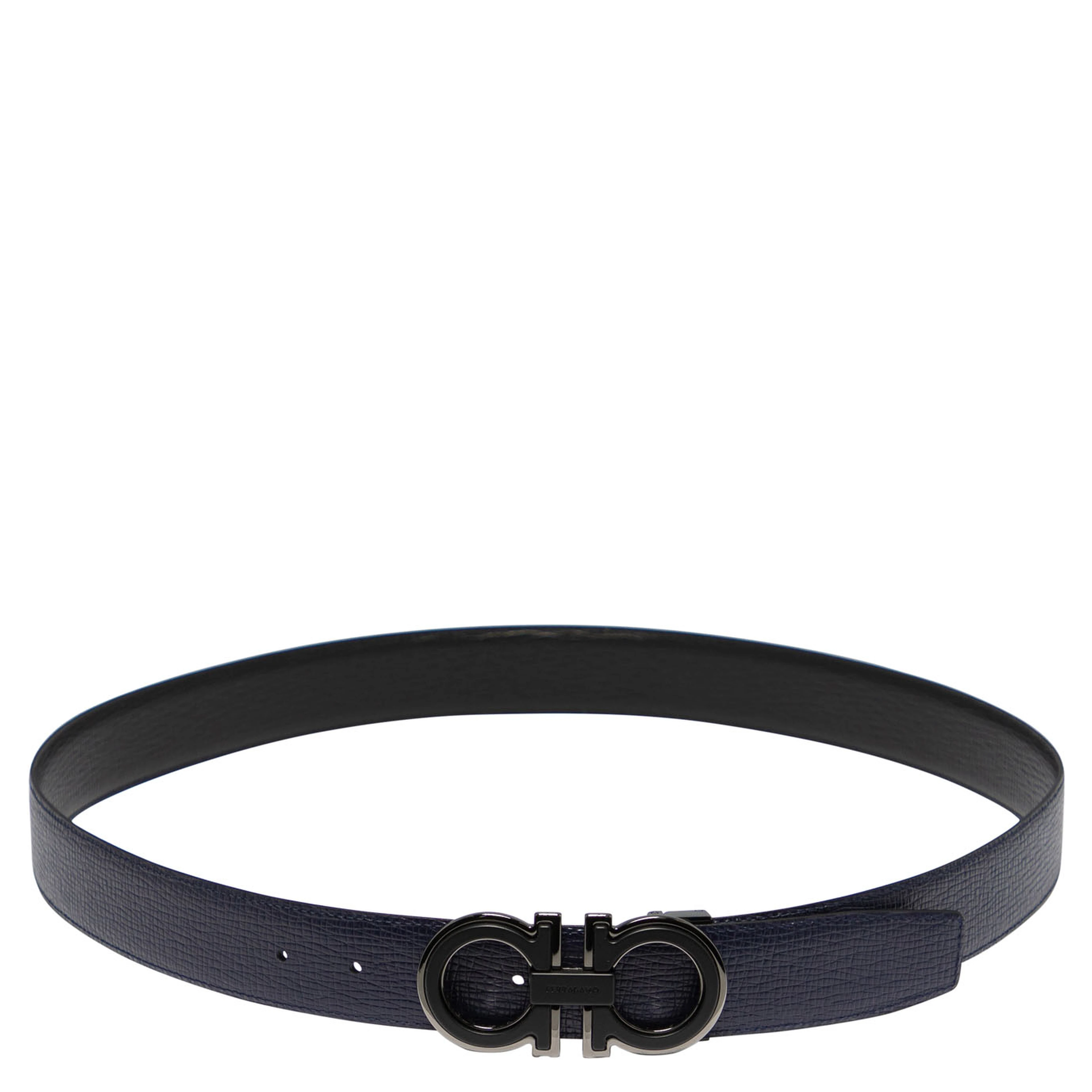 "Gancini" Leather belt