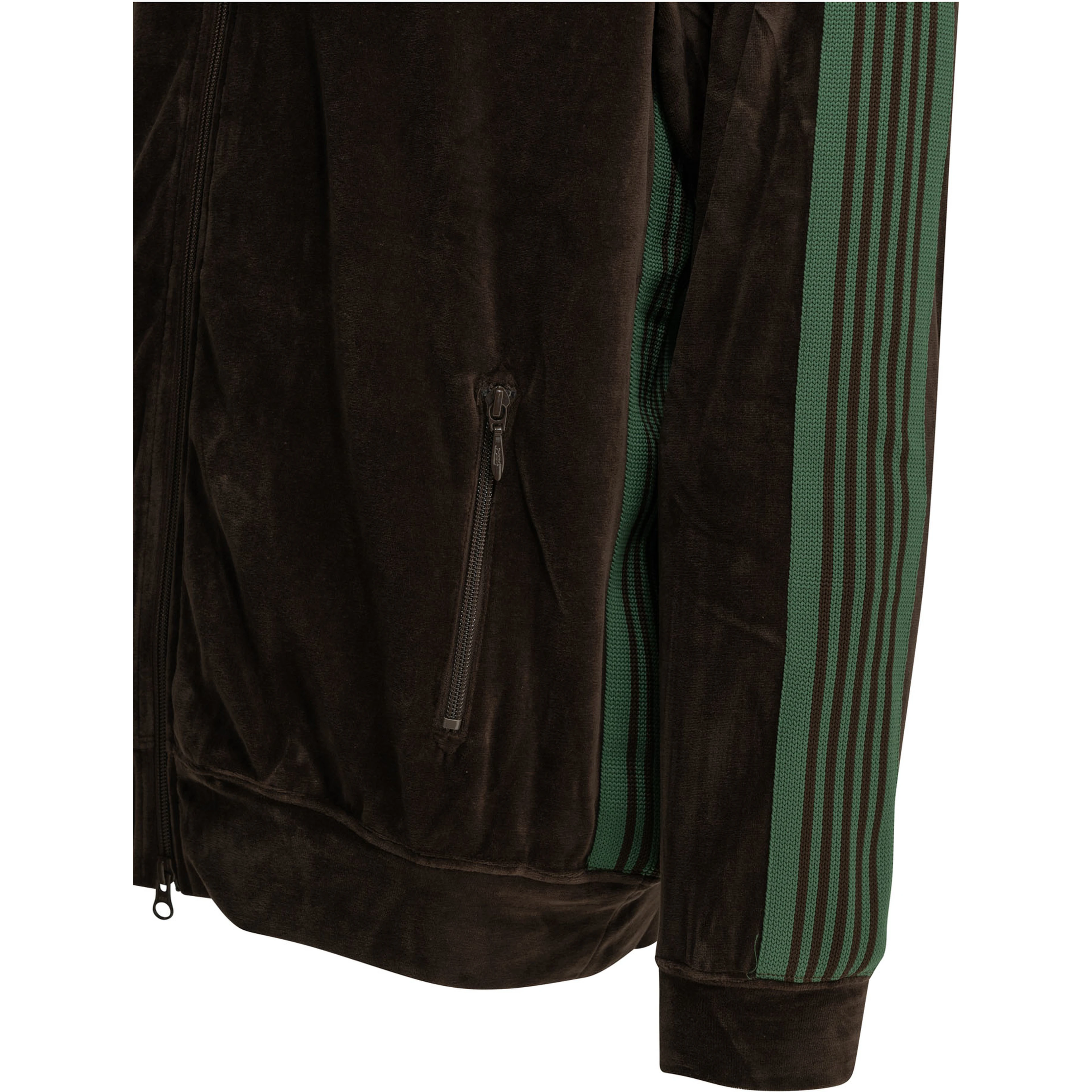 "Track" zippered sweatshirt