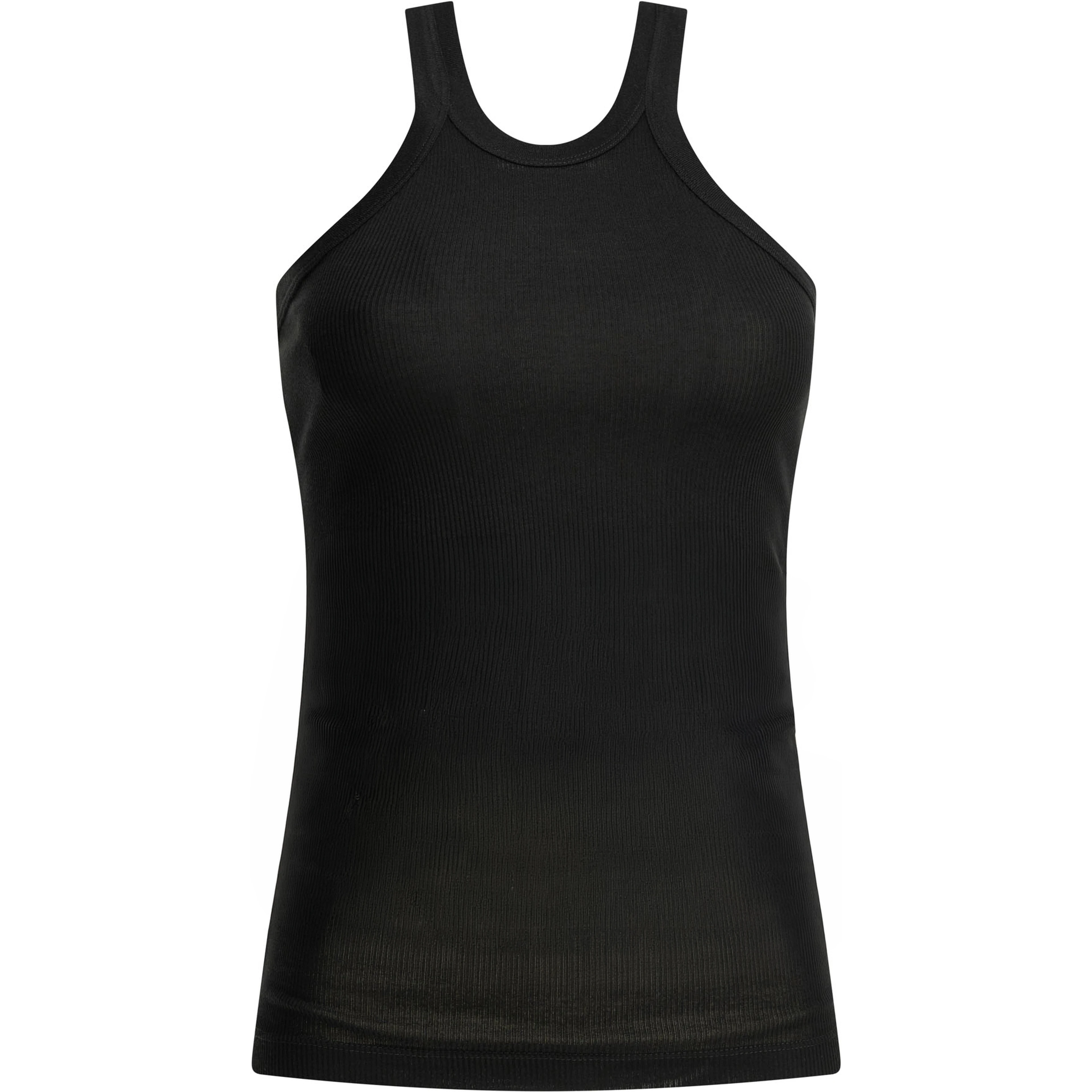 Cotton and silk tank top