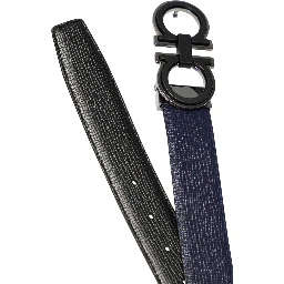 "Gancini" Leather belt