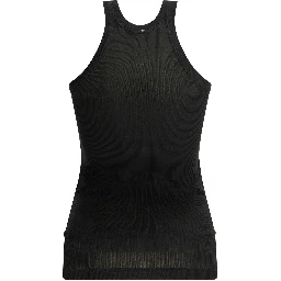 Cotton and silk tank top