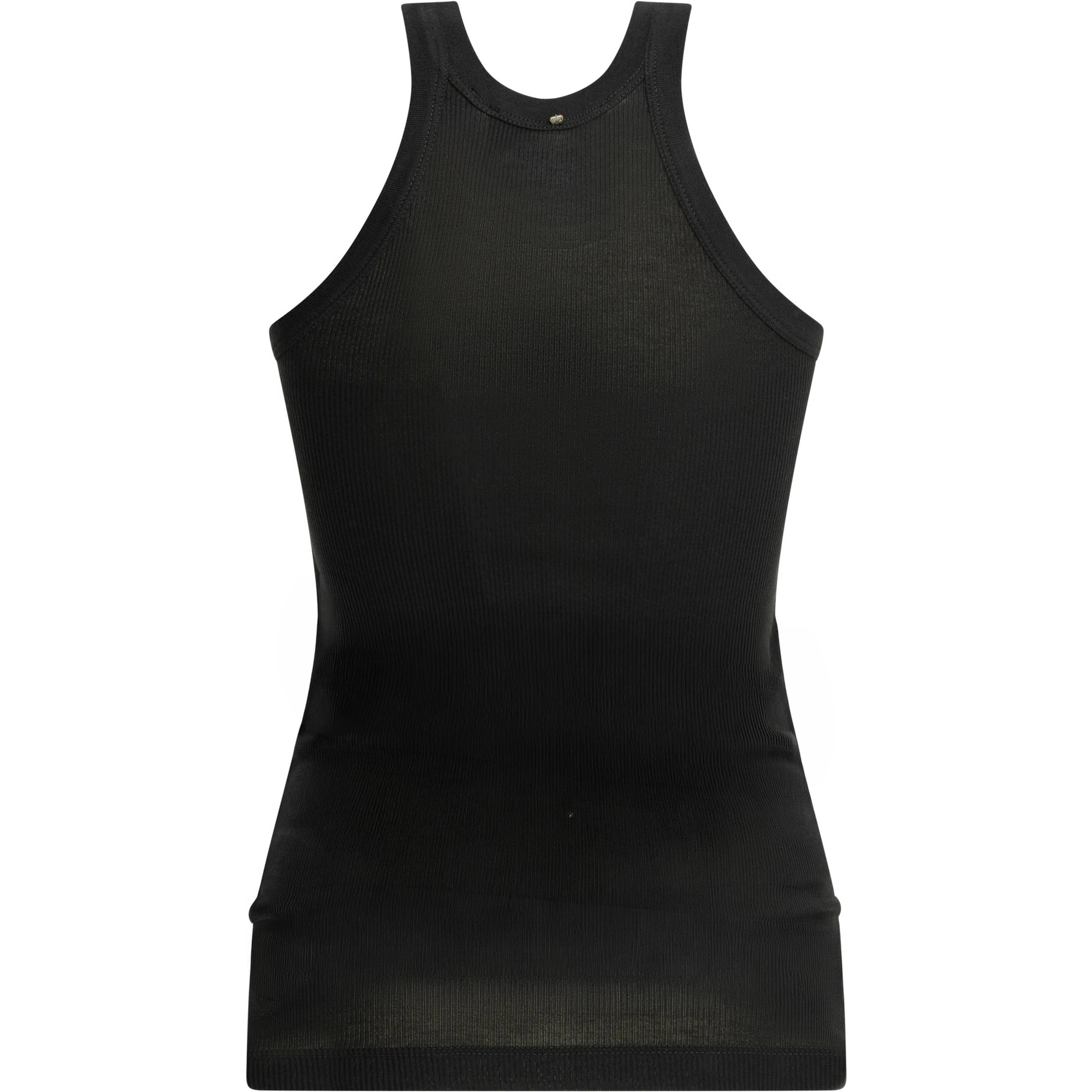 Cotton and silk tank top
