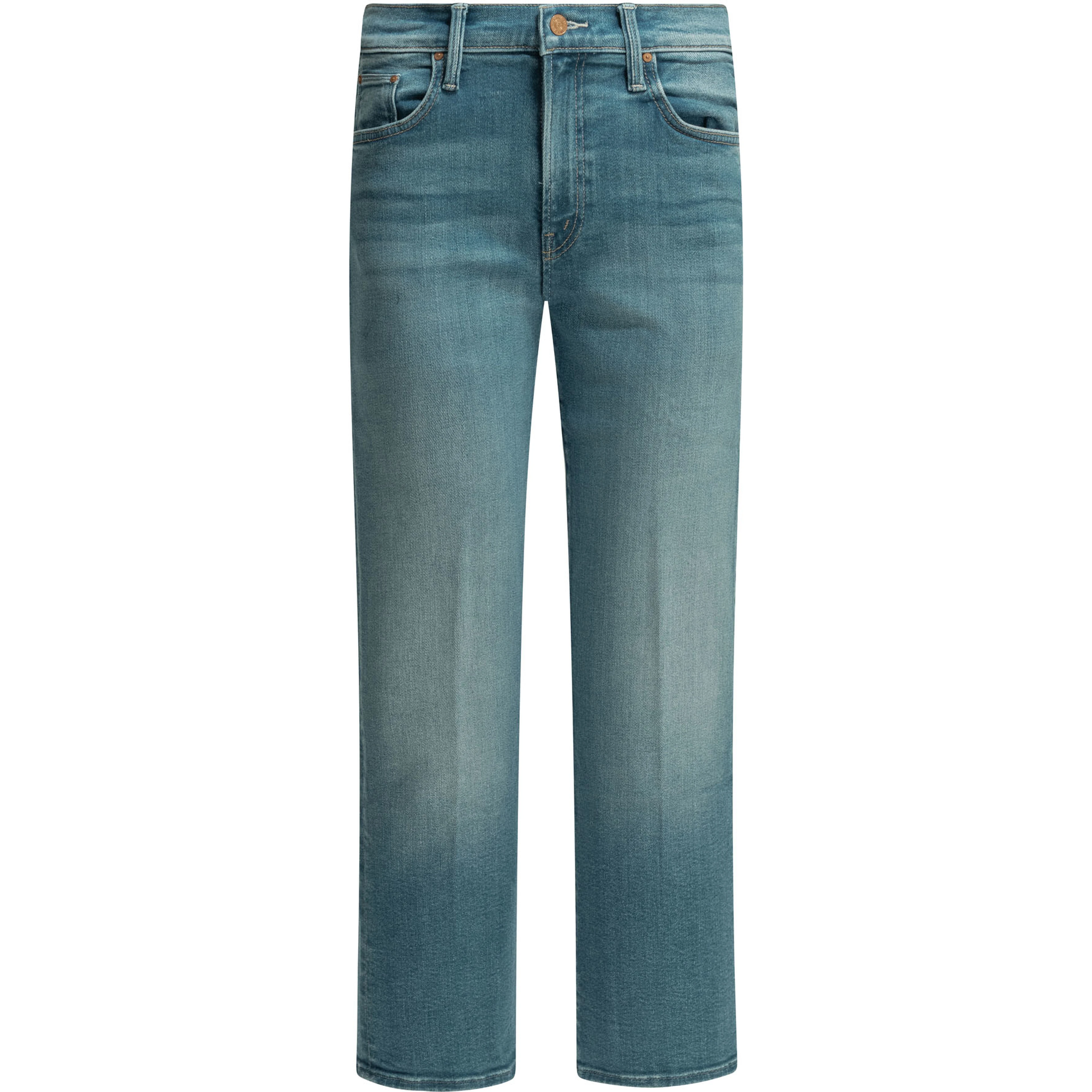 Straight-leg jeans
