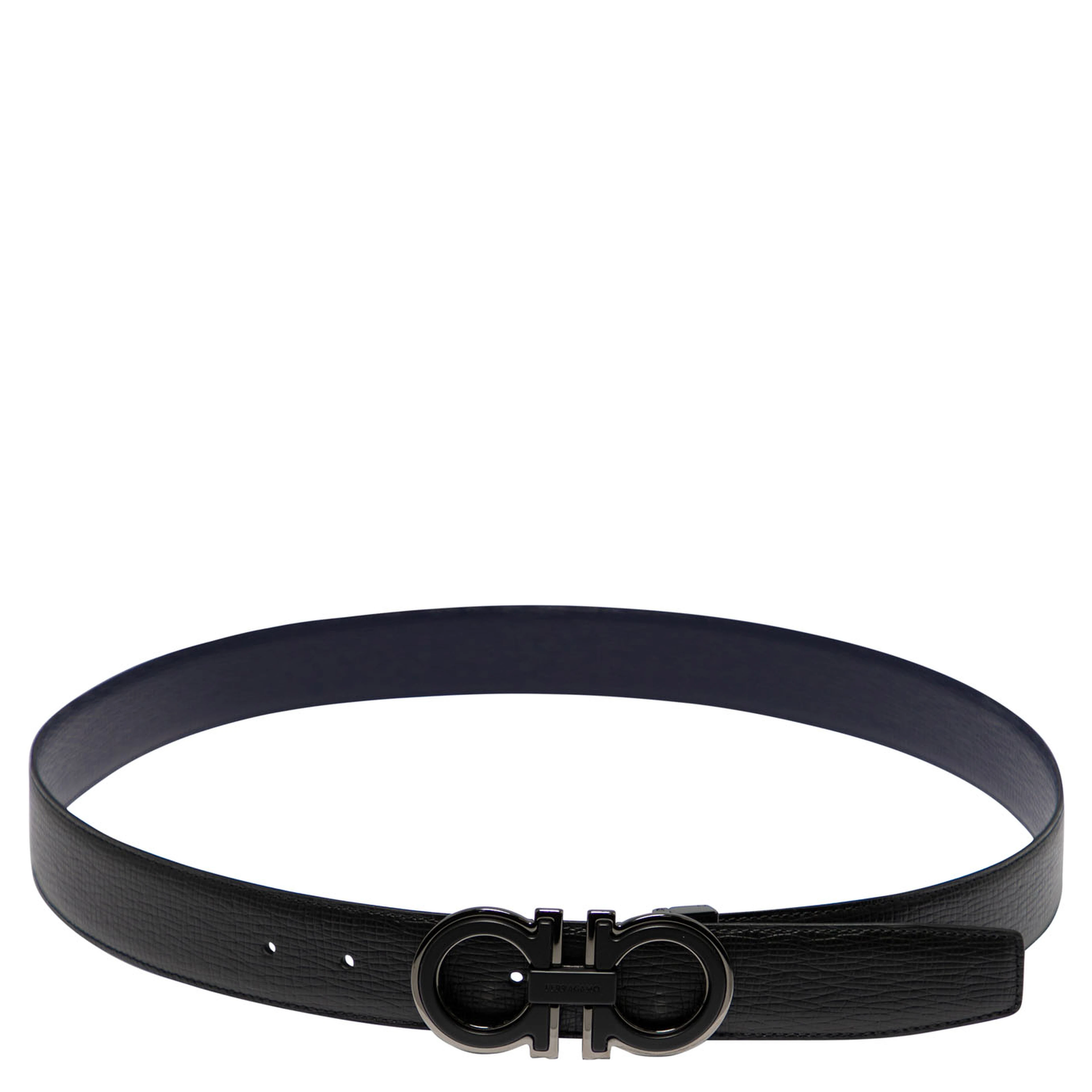 "Gancini" Leather belt