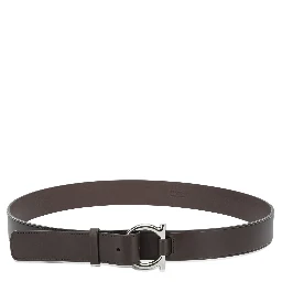 "Gancini" Leather belt