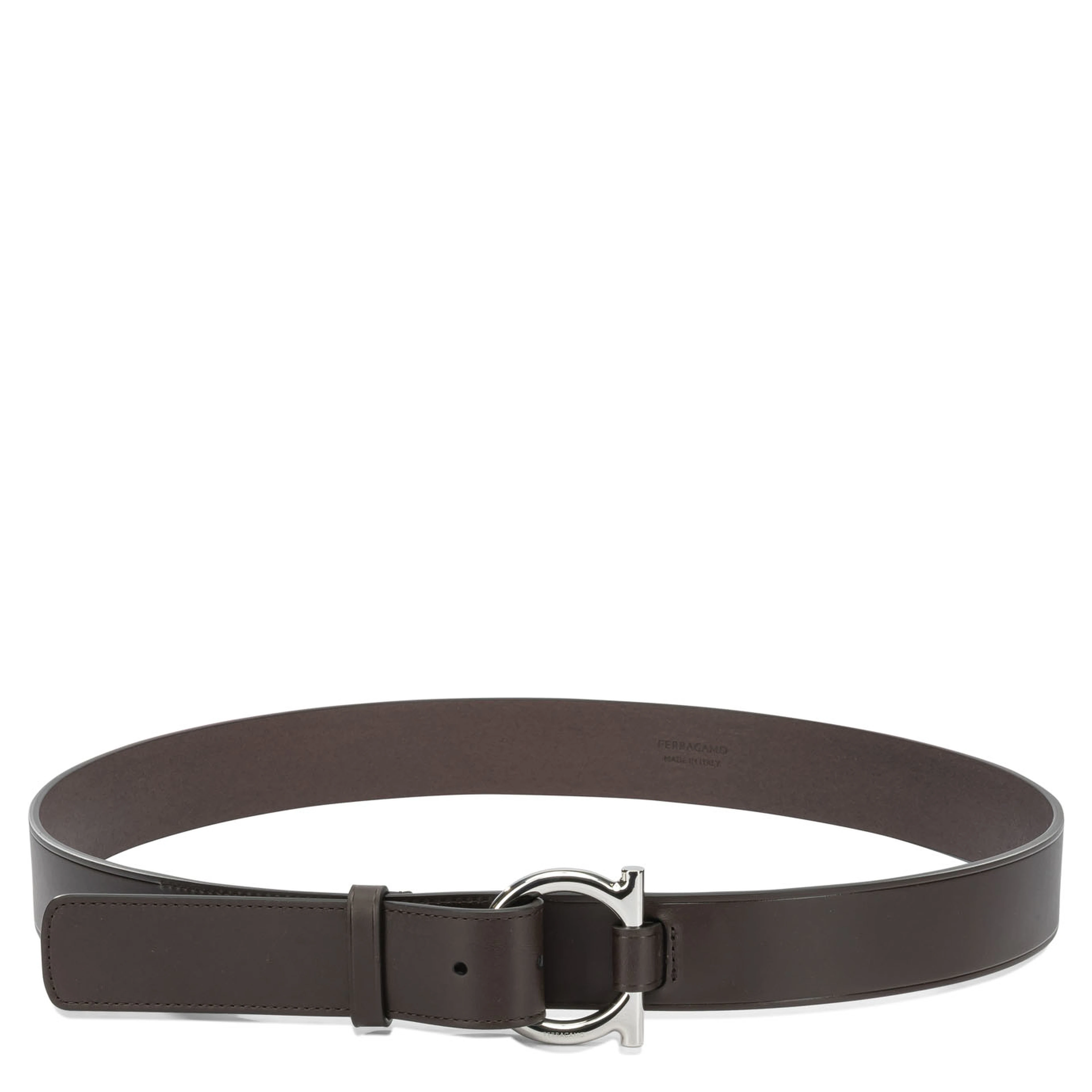 "Gancini" Leather belt