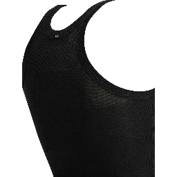 Cotton and silk tank top