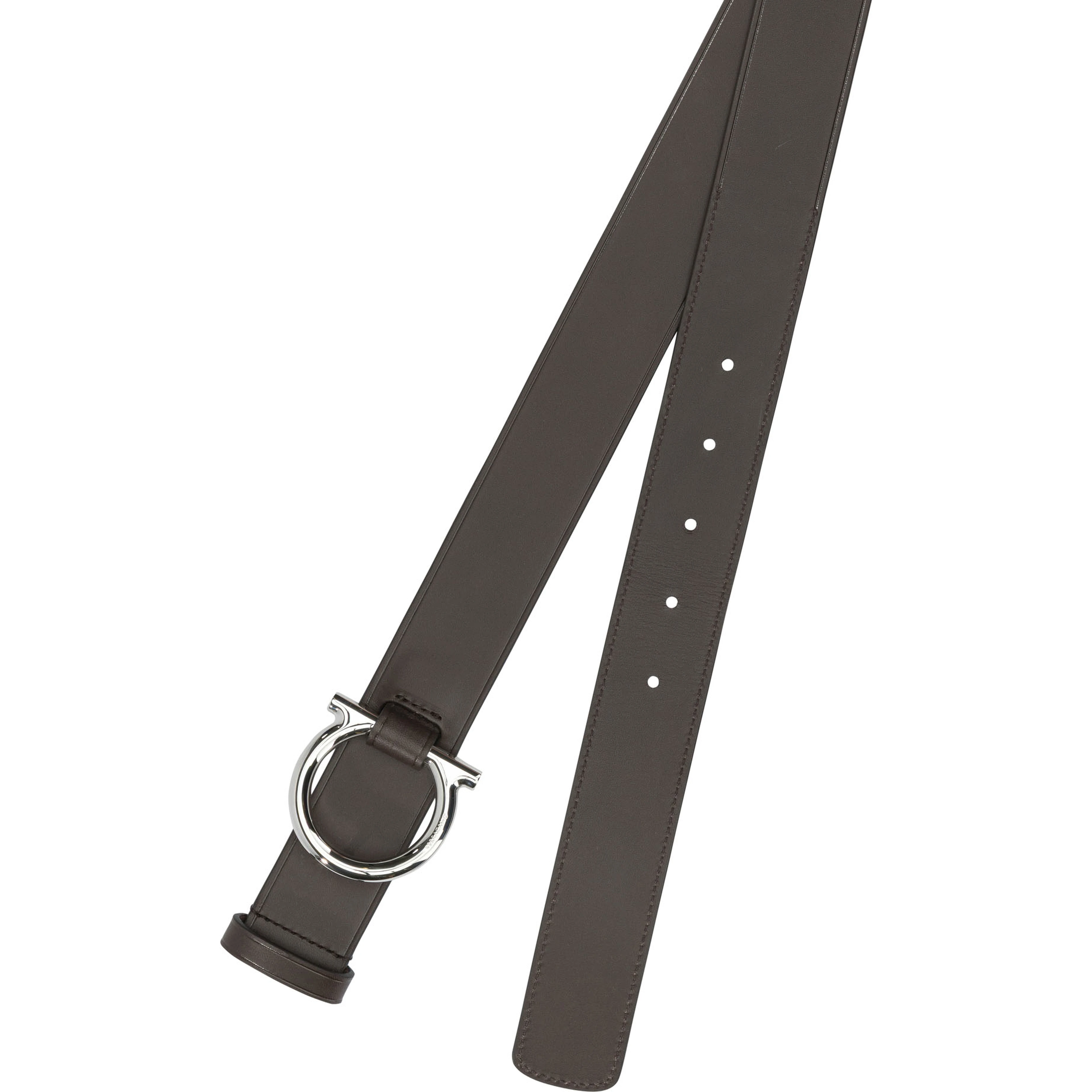 "Gancini" Leather belt