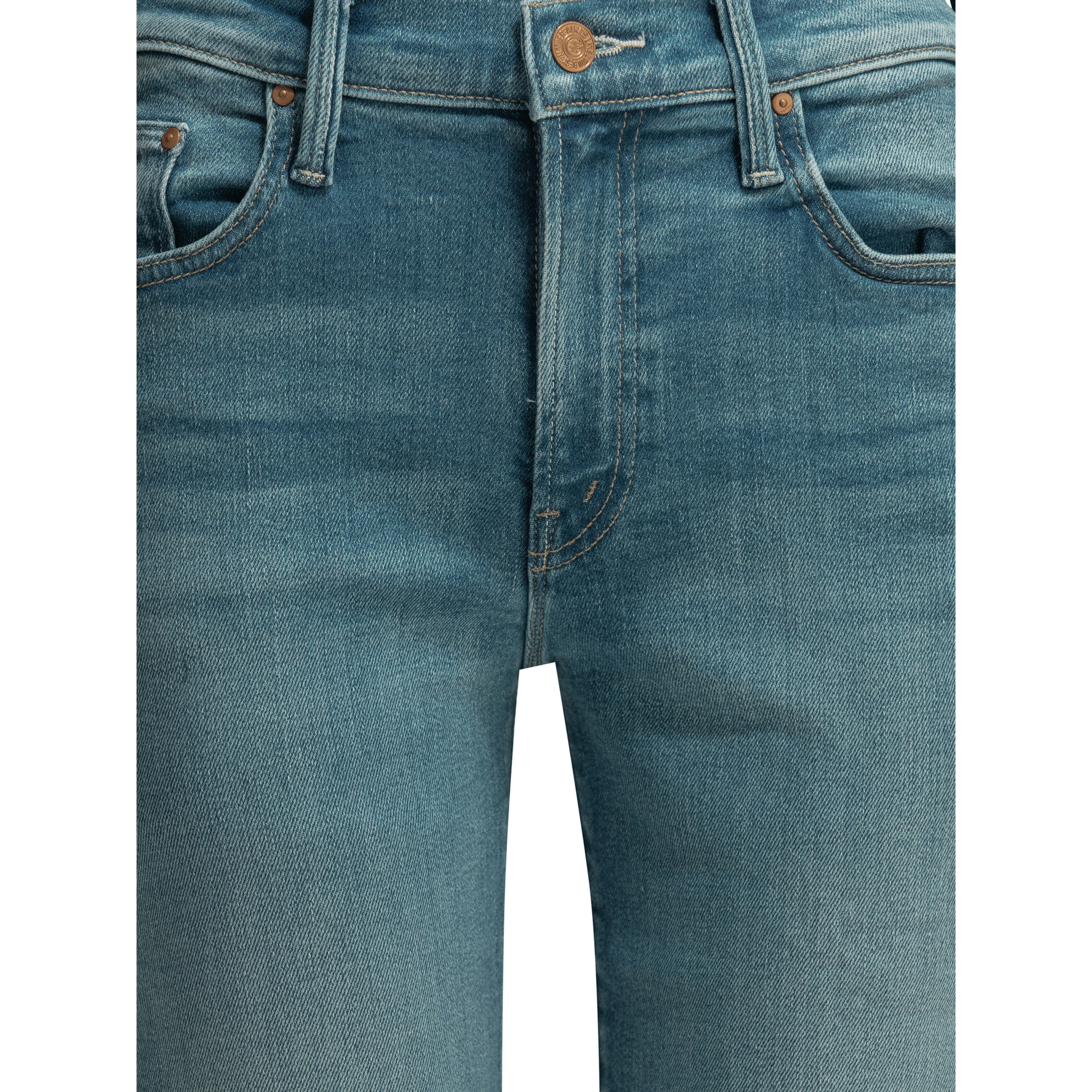 Straight-leg jeans