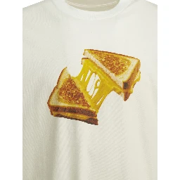 "Cheese Toast" crew-neck T-shirt