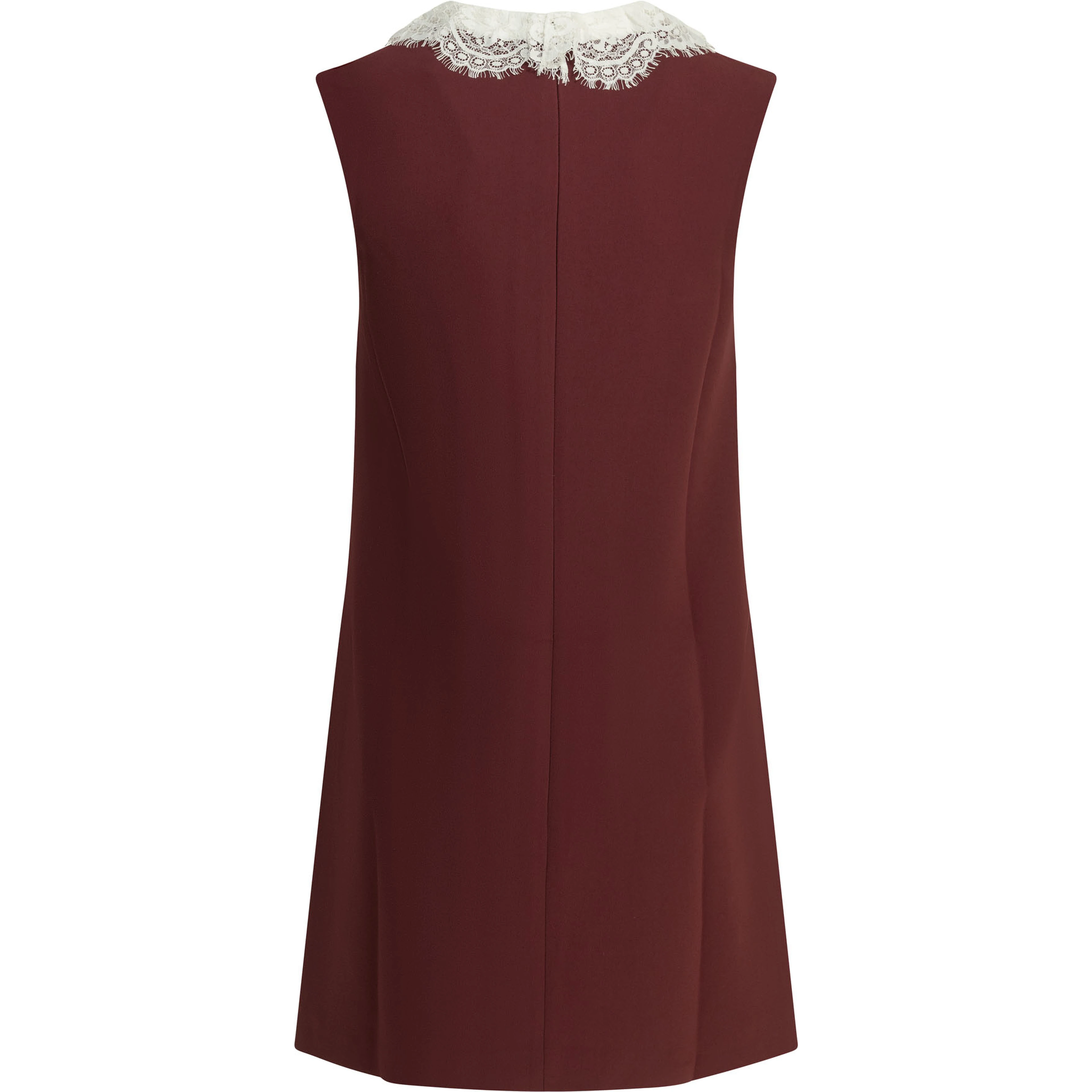 Short dress with lace detail