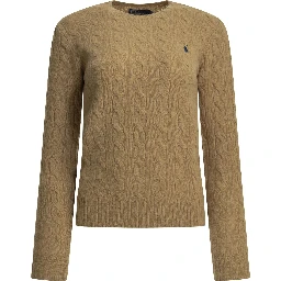 Crew-neck sweater with logo