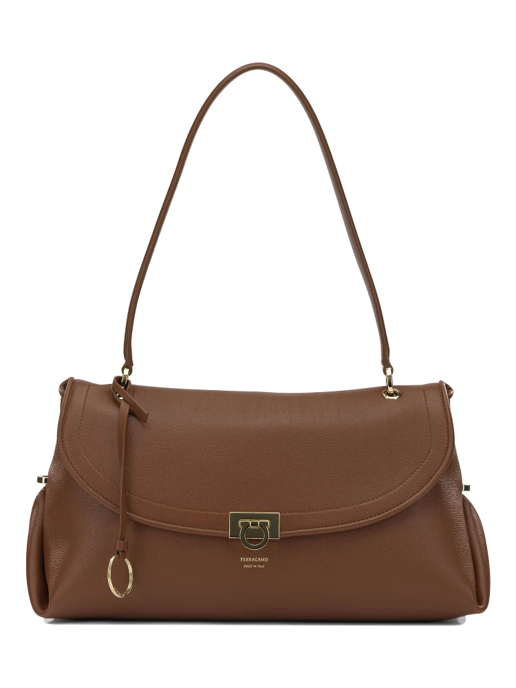 Medium "Gancini" Shoulder Bag