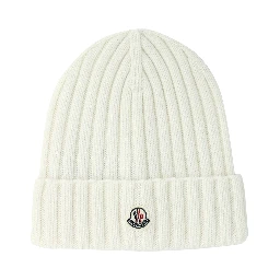 Wool beanie with logo