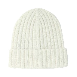 Wool beanie with logo