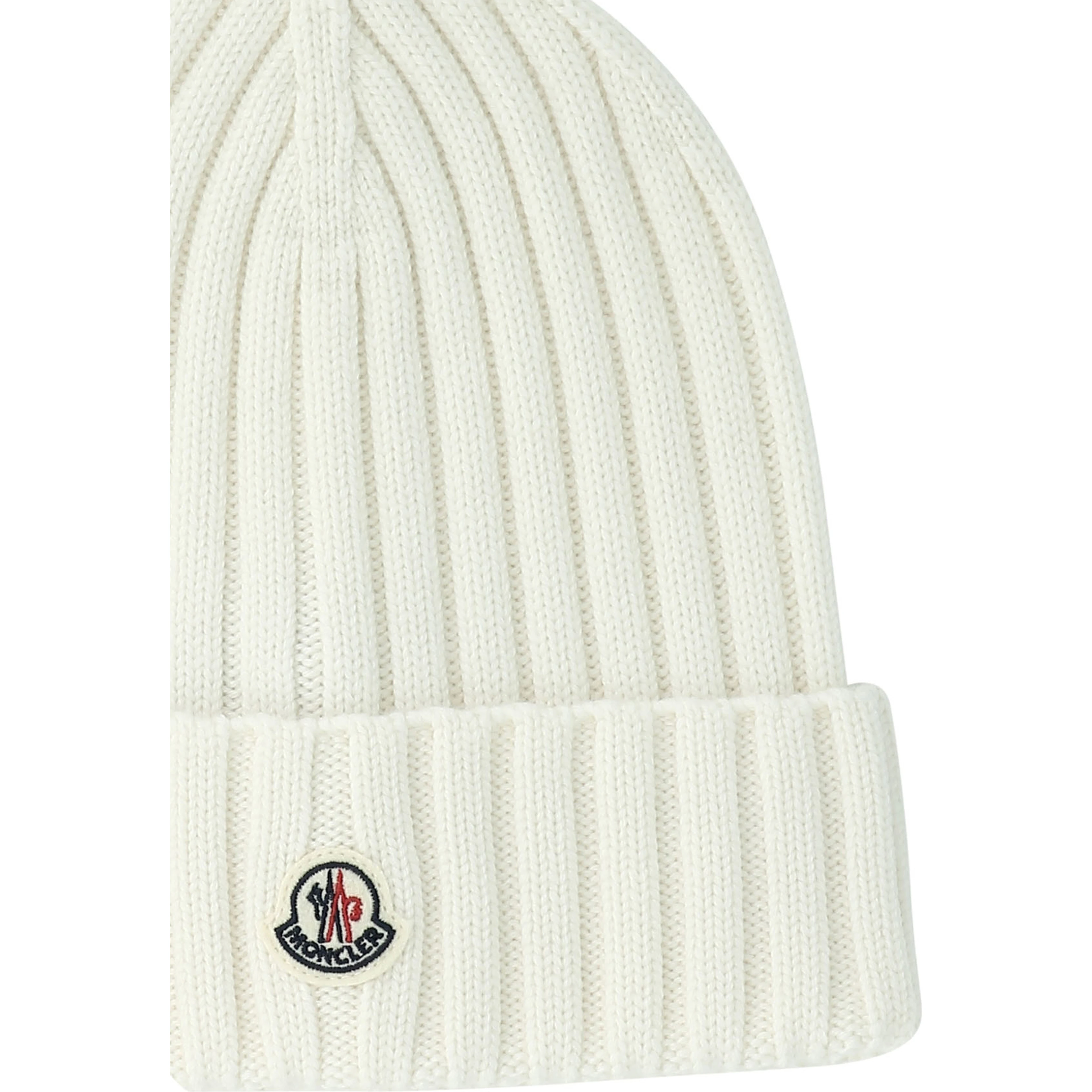 Wool beanie with logo