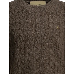 "VLogo" Crew-Neck Sweater