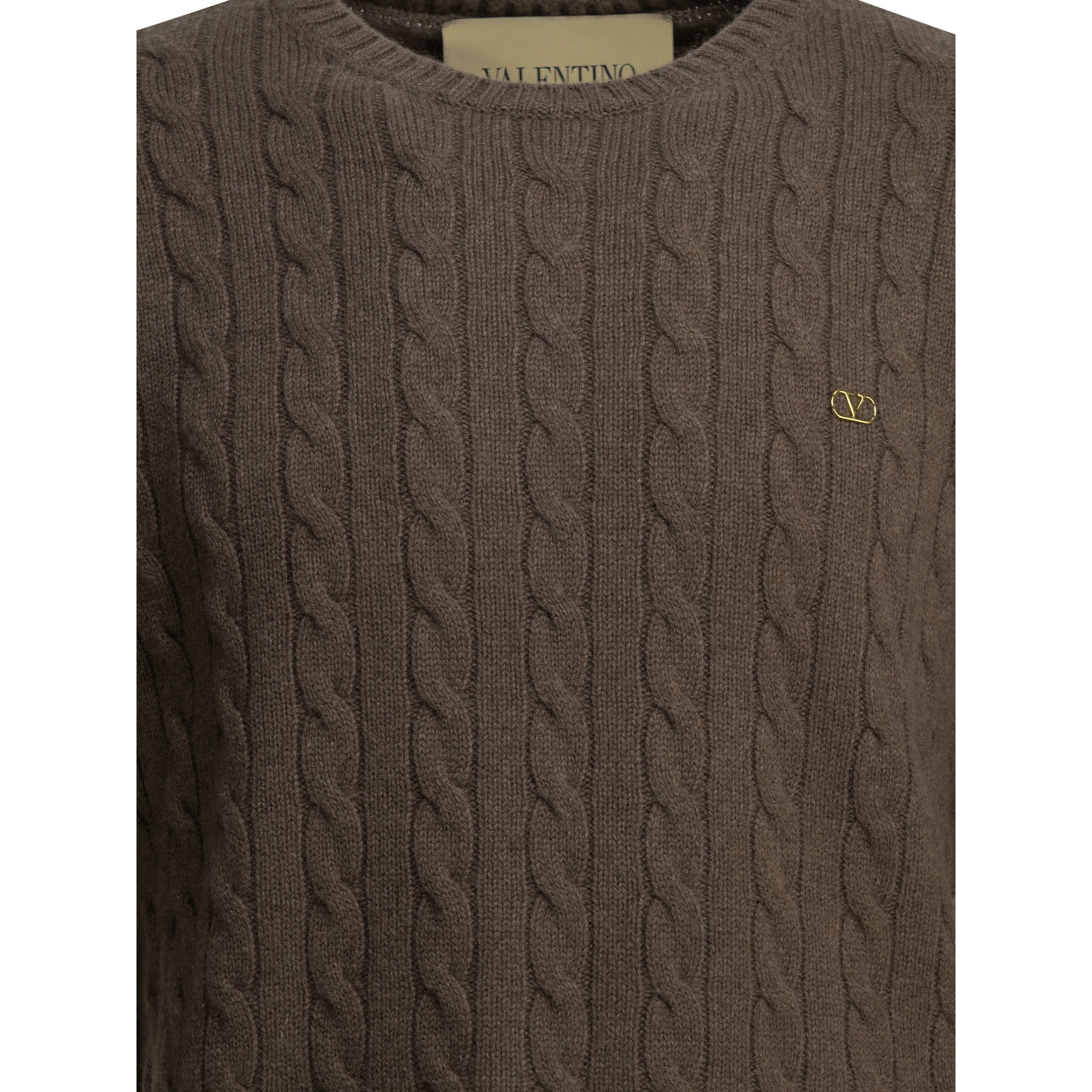 "VLogo" Crew-Neck Sweater