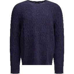 Crew-neck sweater with logo