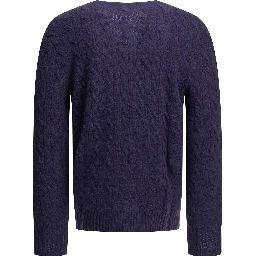 Crew-neck sweater with logo