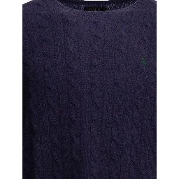 Crew-neck sweater with logo