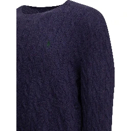 Crew-neck sweater with logo