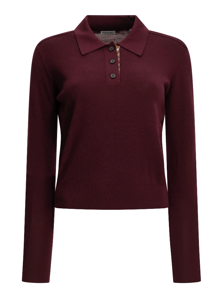 Wool Polo Sweater
