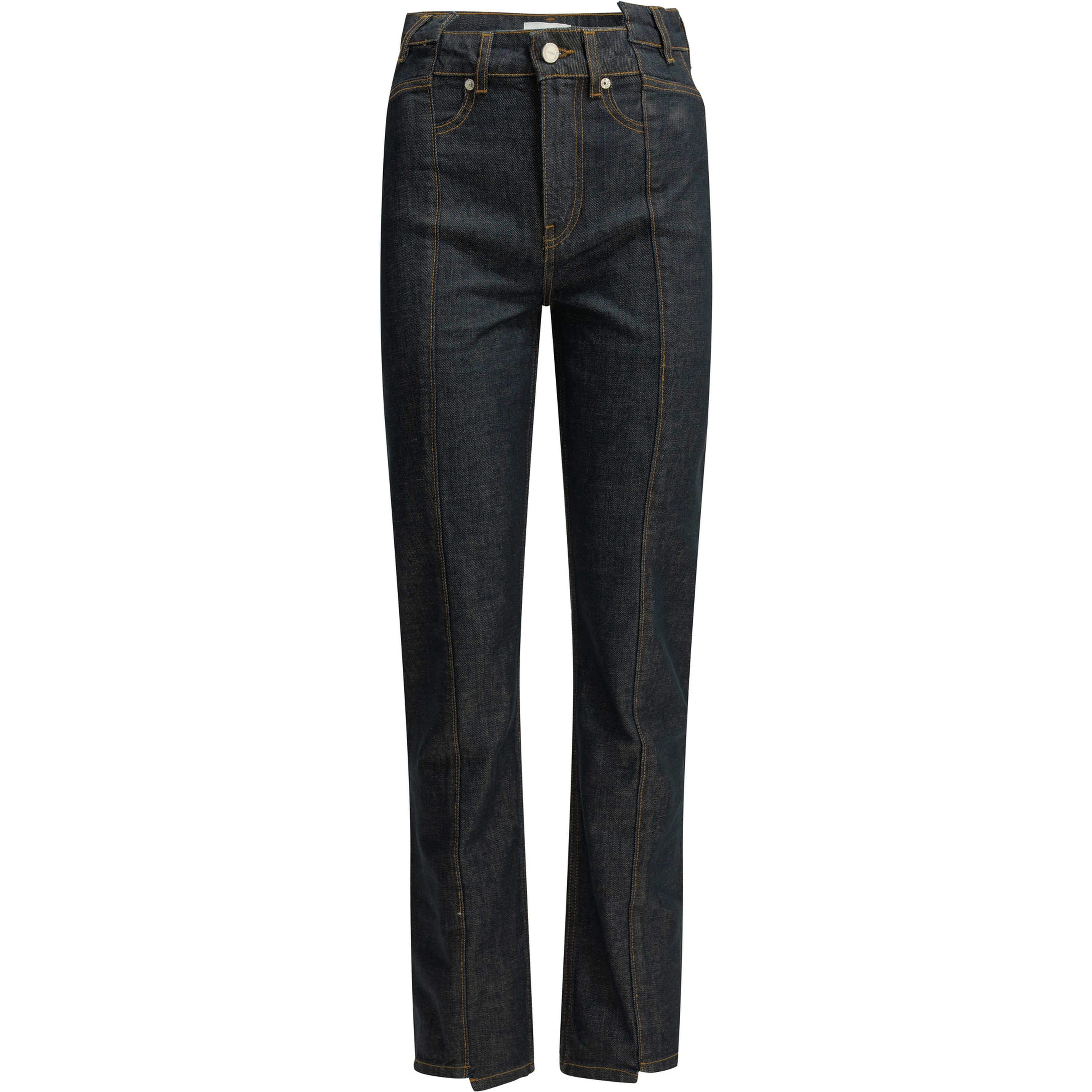 "Fold" Straight-Leg Jeans