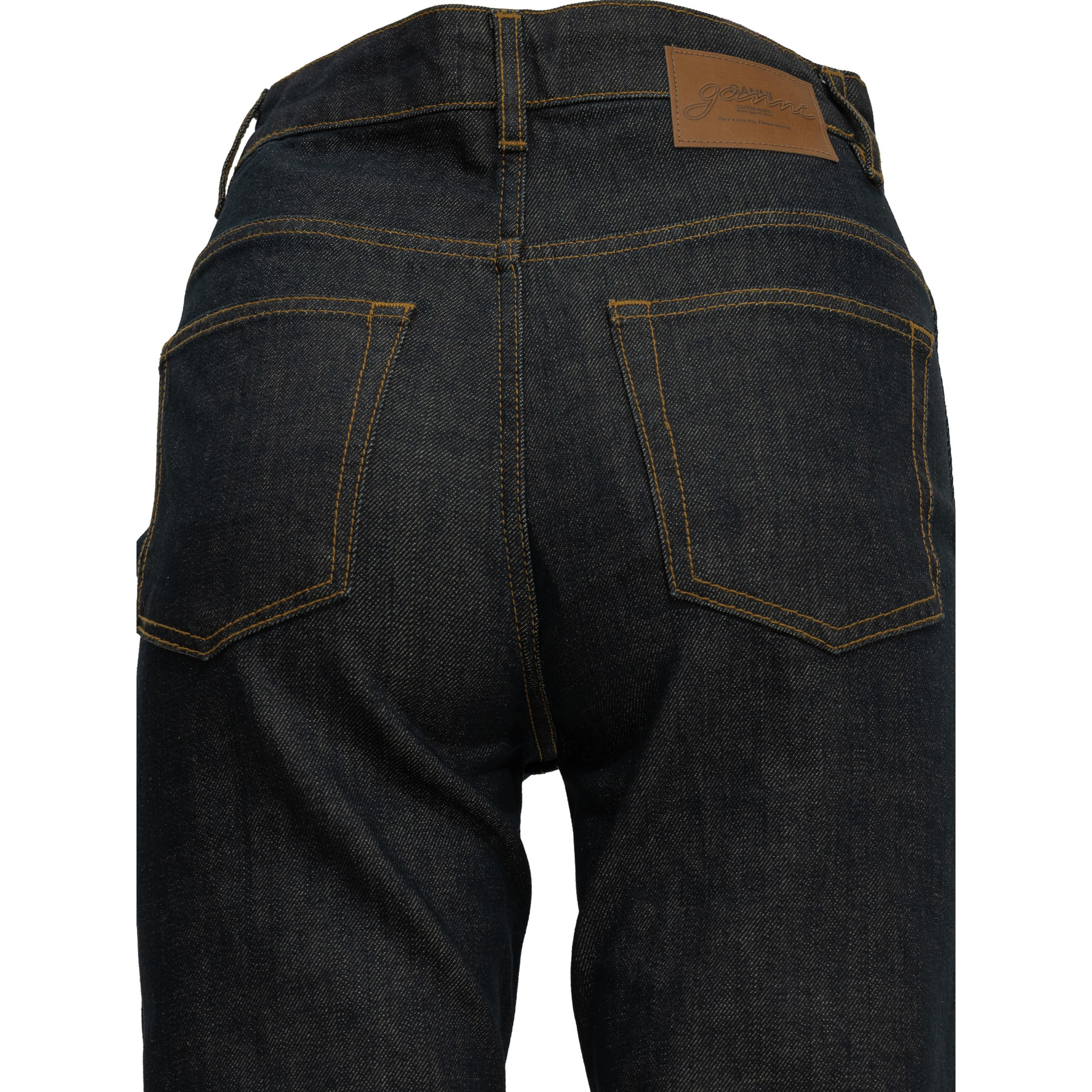 "Fold" Straight-Leg Jeans