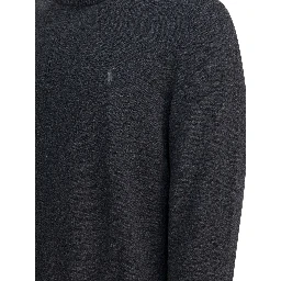 Sweater with a half-zip and logo
