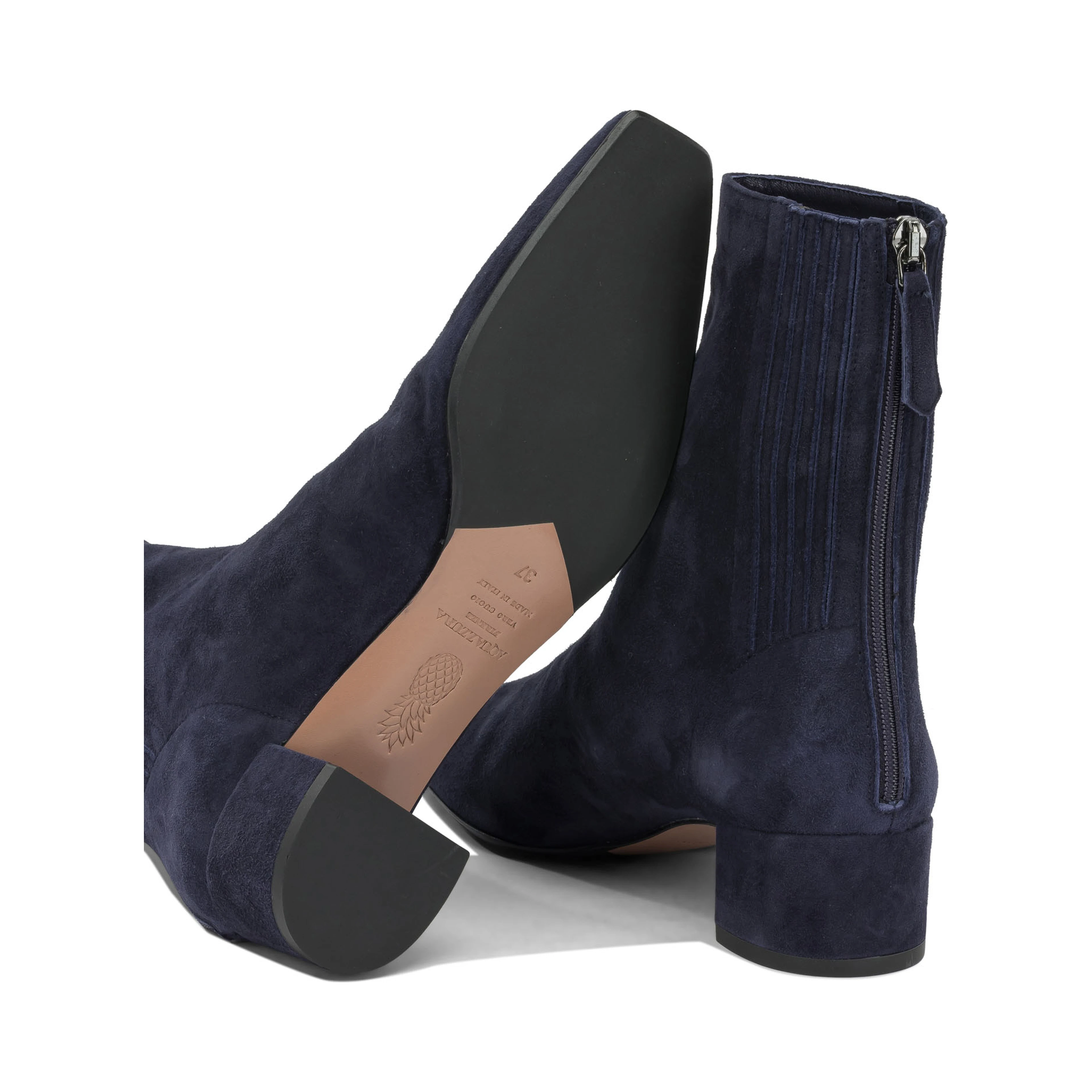 "Saint Honoré 35MM" Ankle Boots with Zipper