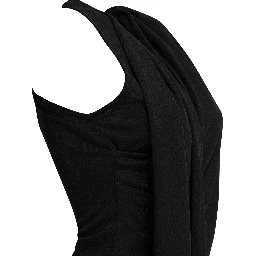 Sleeveless top with lavalliere