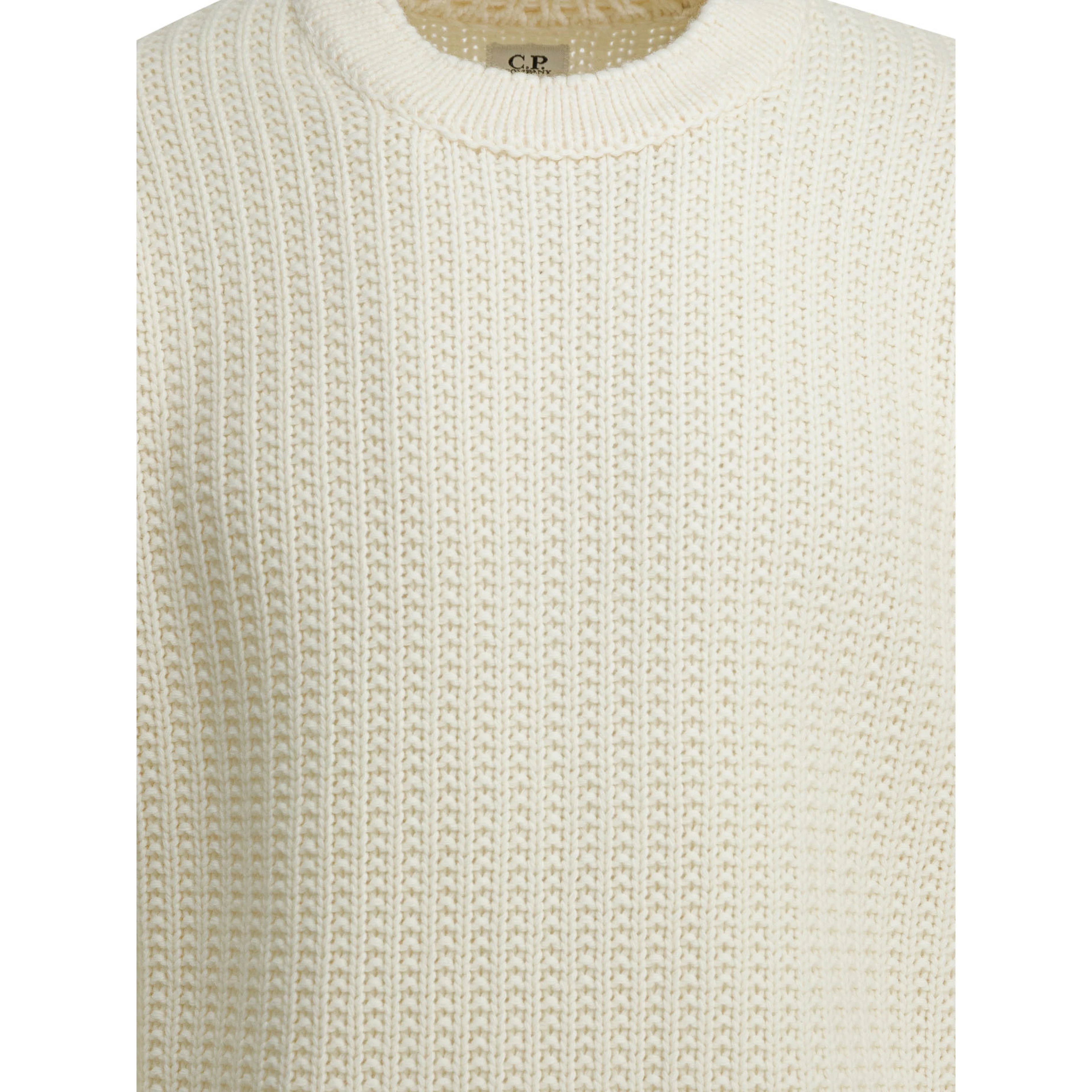 Wool crew neck sweater