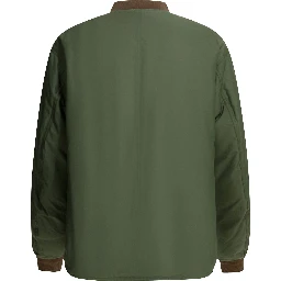 Nylon bomber jacket