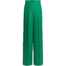 Silk tailored pants