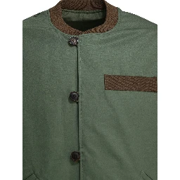 Nylon bomber jacket
