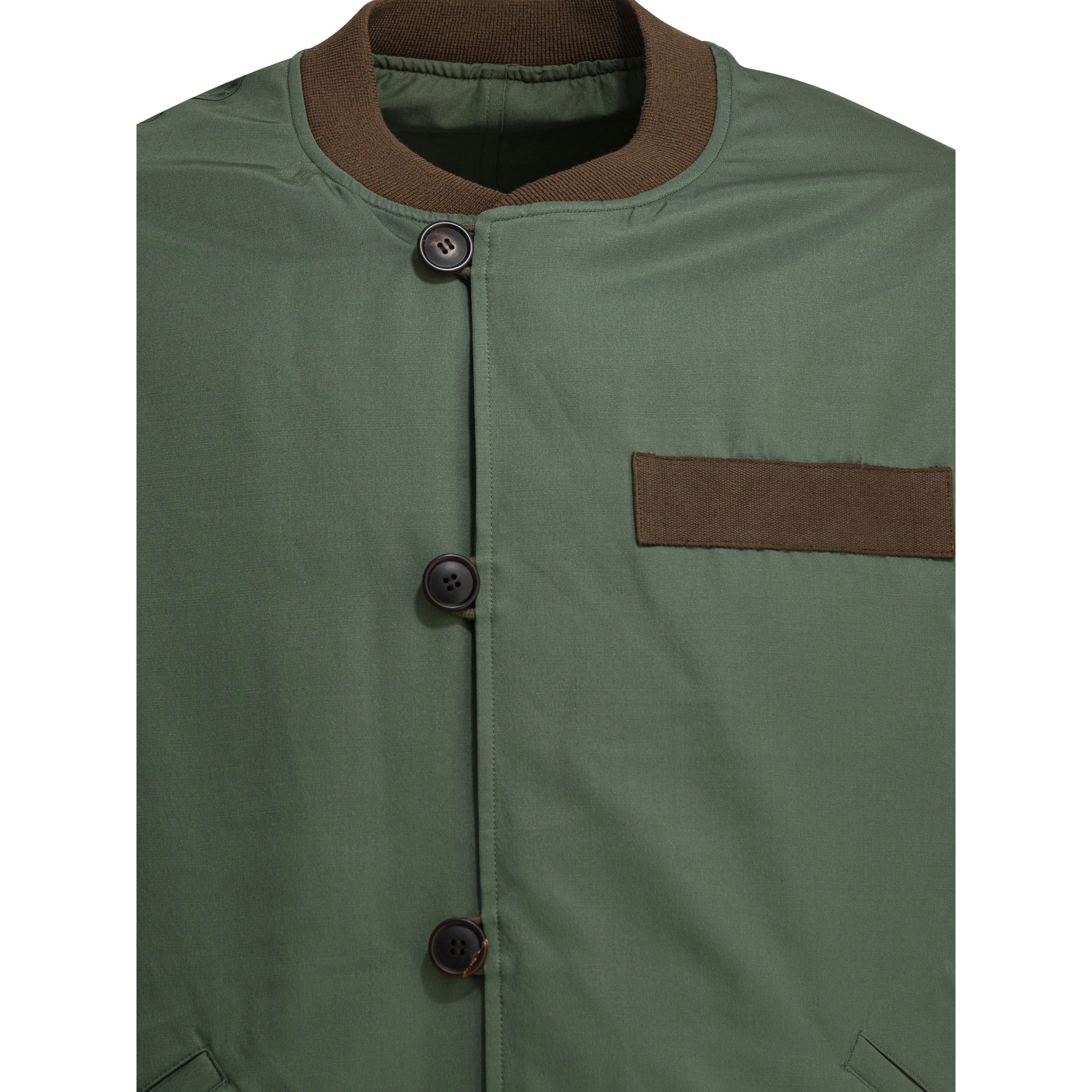 Nylon bomber jacket