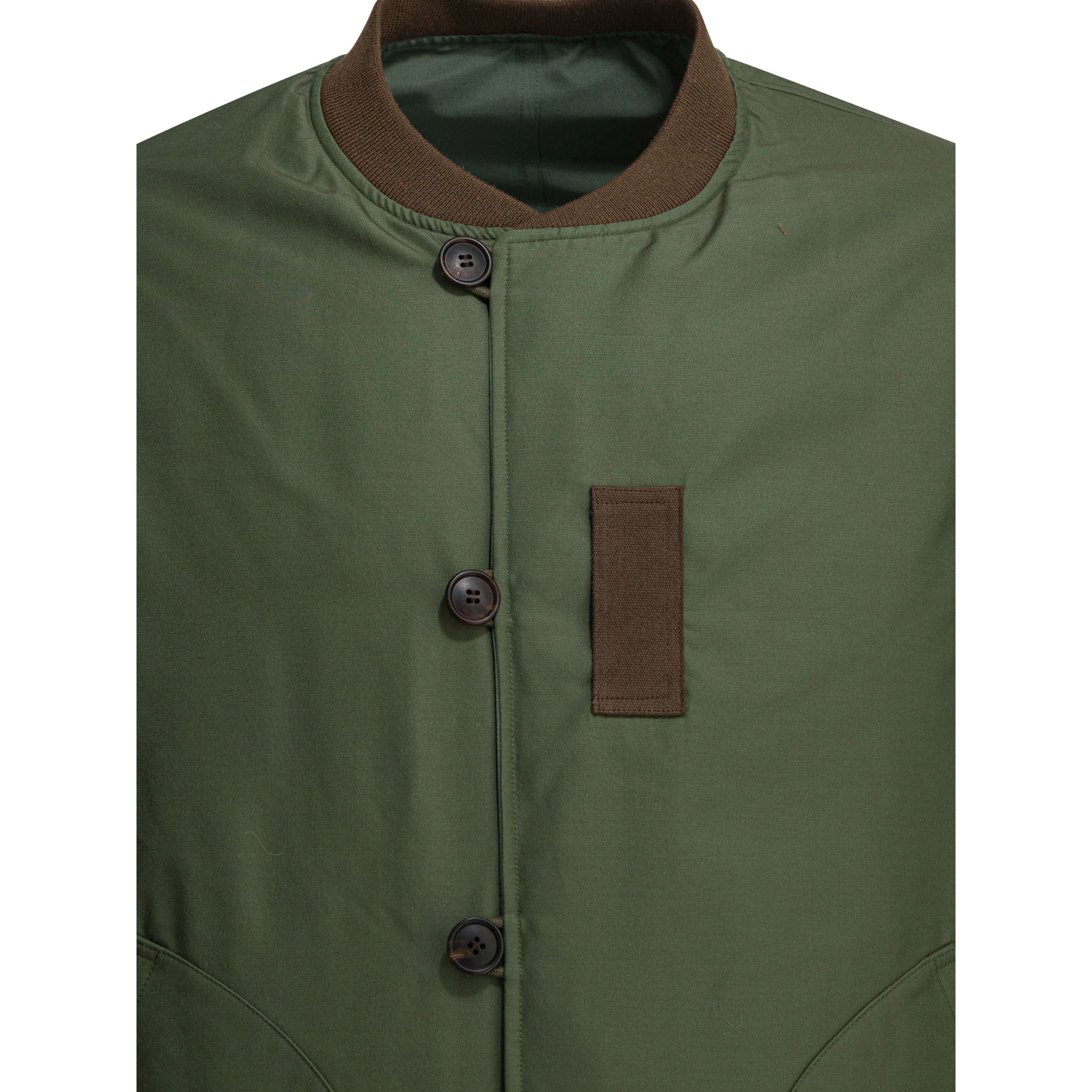 Nylon bomber jacket