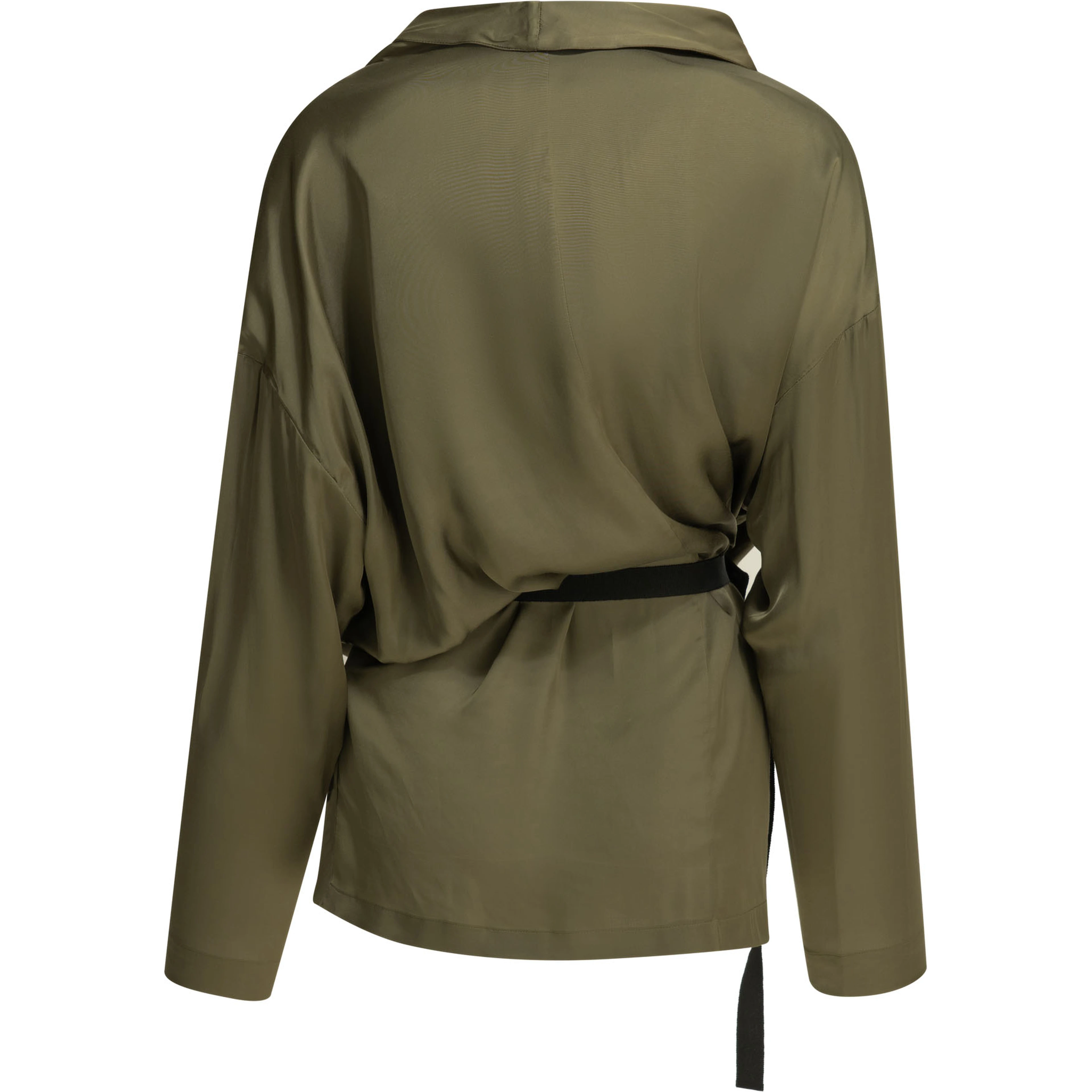 Viscose draped shirt
