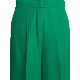 Silk tailored pants